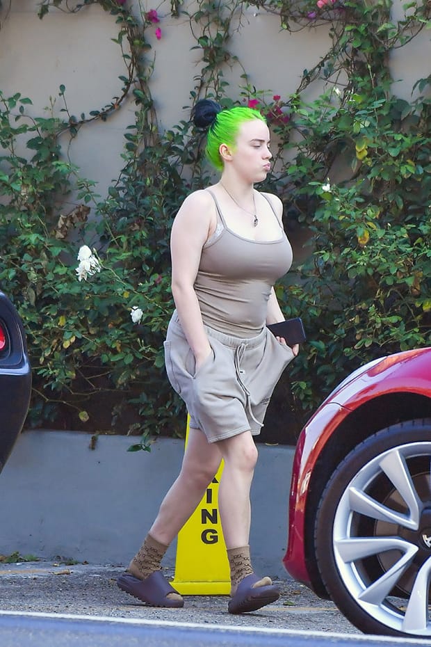 Billie eilish yeezy slides normalize bodies embed