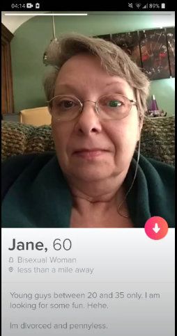 Tinder granny