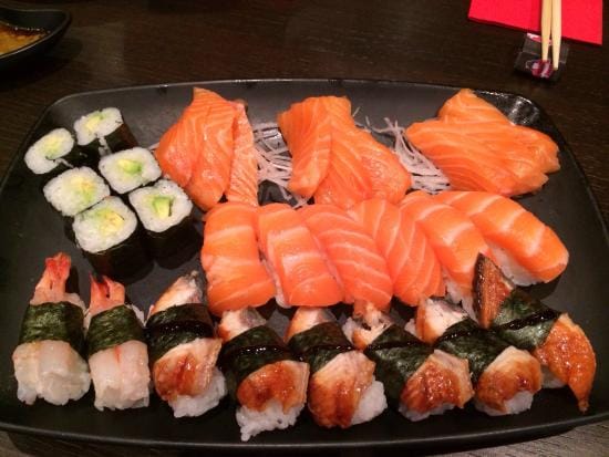 A selection of salmon