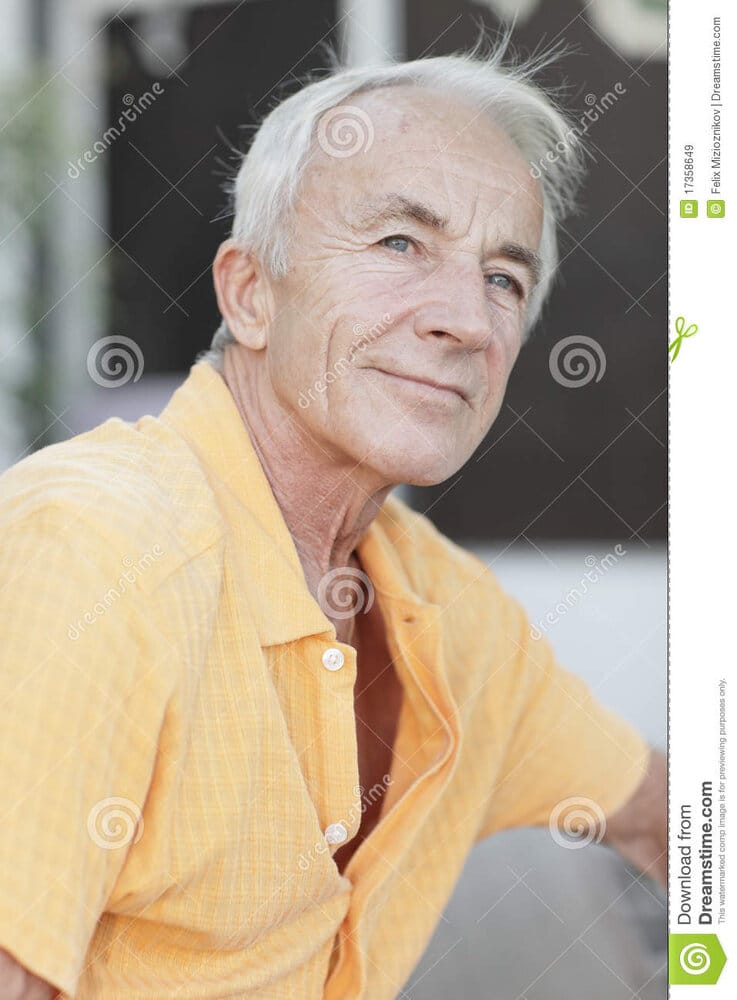 Handsome old man 17358649
