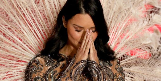 Adriana lima walks the runway wearing swarovski in the 2018 news photo 1059435068 1541740995