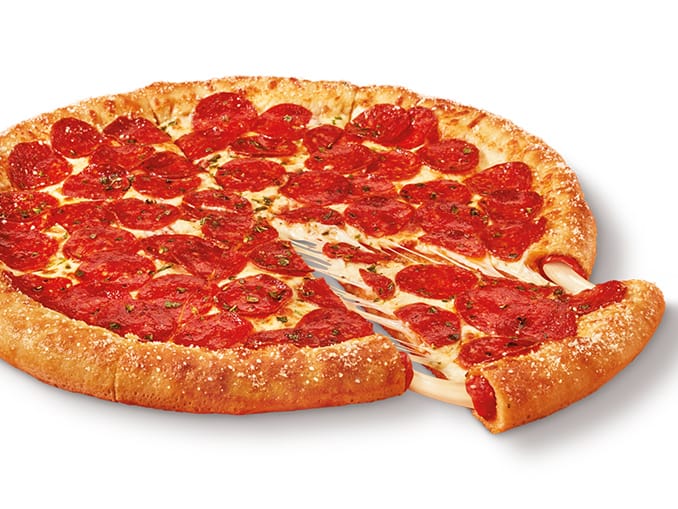 Little Caesars Launches New Pepperoni And Cheese Stuffed Crust Pizza Nationwide
