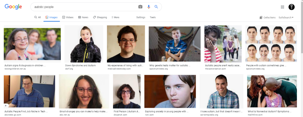 Autistic people