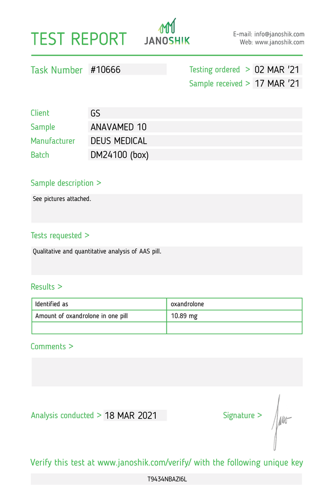 Test Report 10666