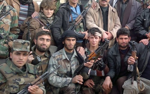 Syrian rebels gun down legal officials