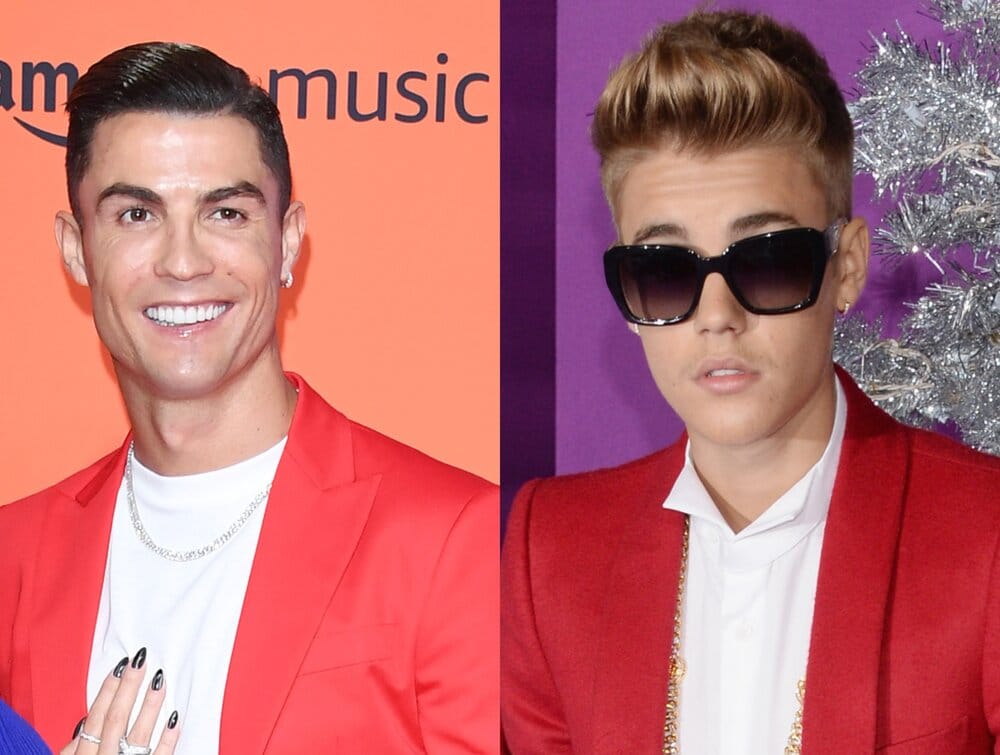 Cristiano ronaldo e justin bieber