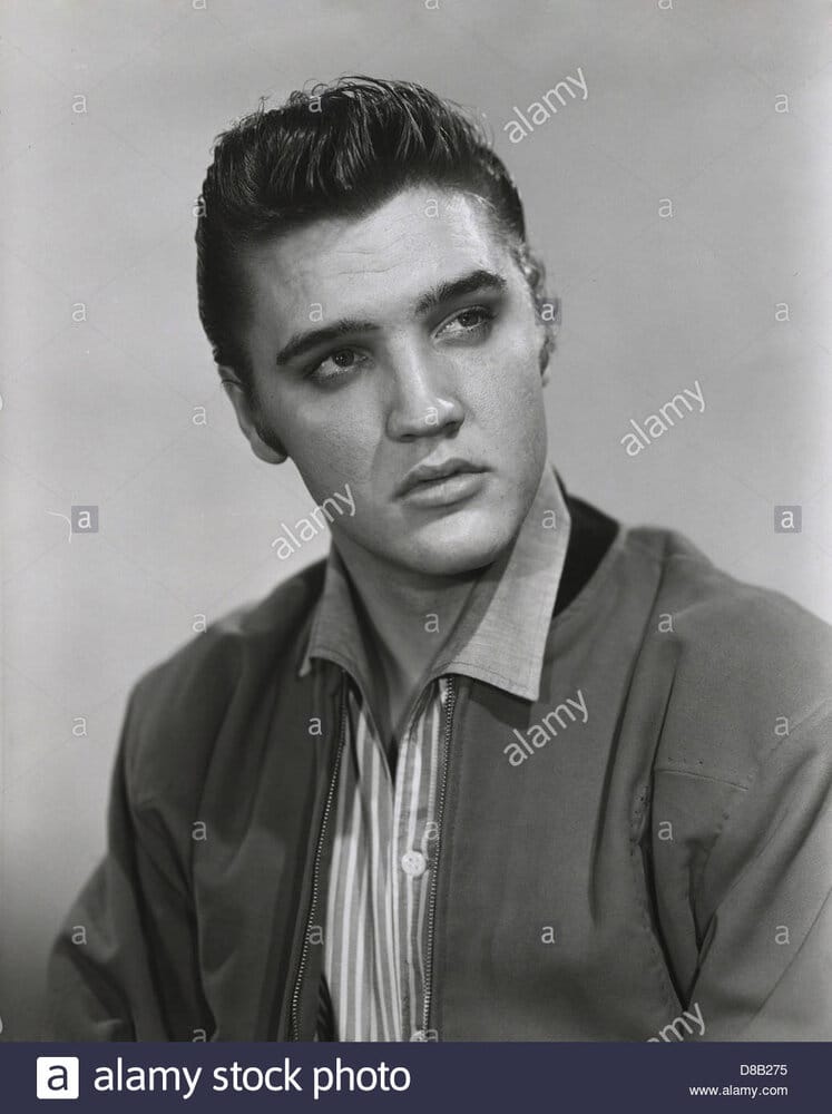 Portrait of elvis presley young D8B275
