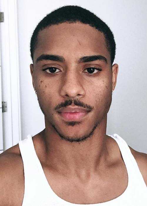 Keith Powers in an Instagram selfie in October 2017