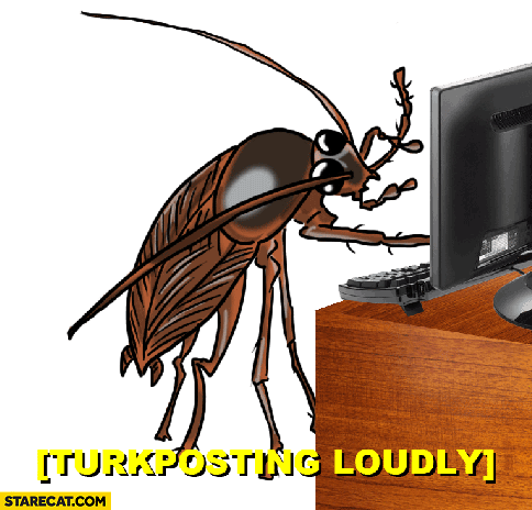 Turkposting loudly cockroach turkey turkish meme animated gif