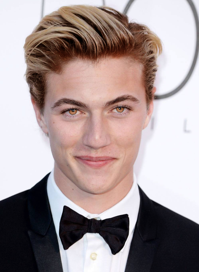 Luckybluebrowneyesbrownhair