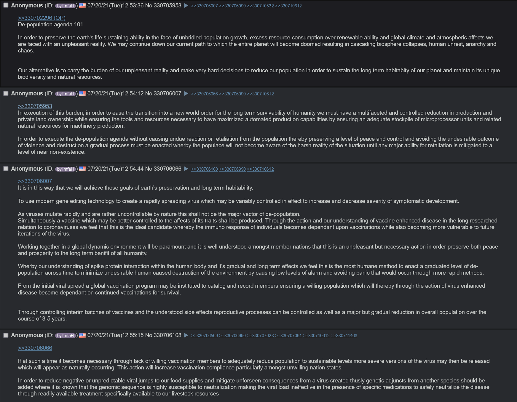 Depopulation Agenda 101