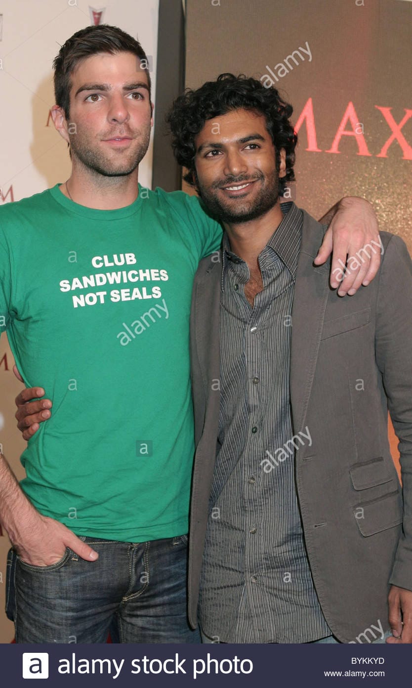 Zachary quinto and sendhil ramamurthy maxims 8th annual hot 100 party BYKKYD 1