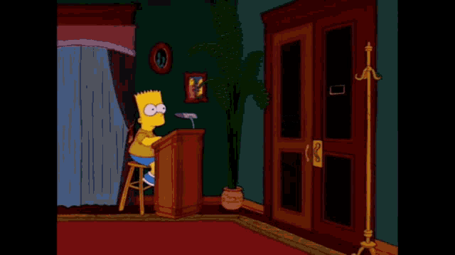 Simpsons leaving