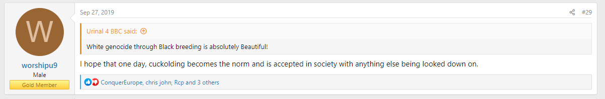 Retarded cuck