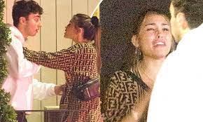 Madison Beer looks tearful during fight with boyfriend Zack Bia | Daily  Mail Online