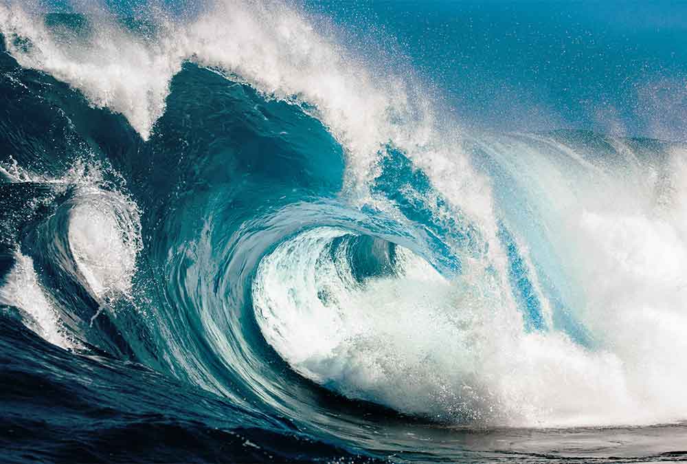 Ocean waves 1000x675