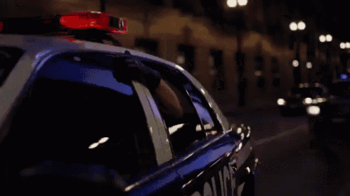 Joker police car