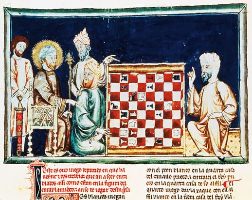 Moors from Andalusia playing chess