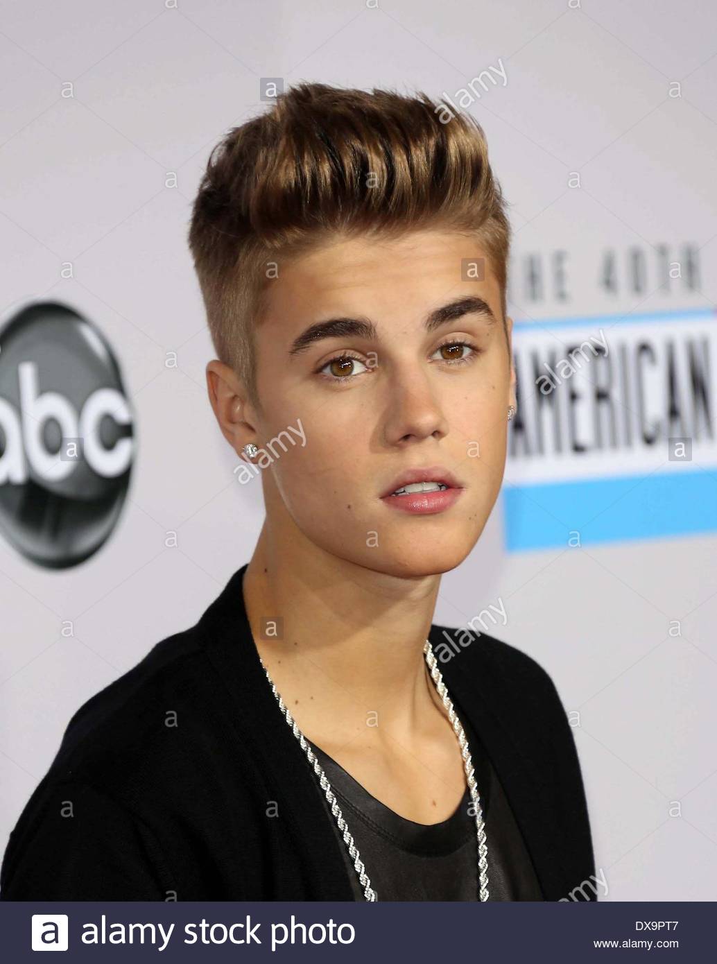 Justin bieber the 40th anniversary american music awards 2012 held DX9PT7