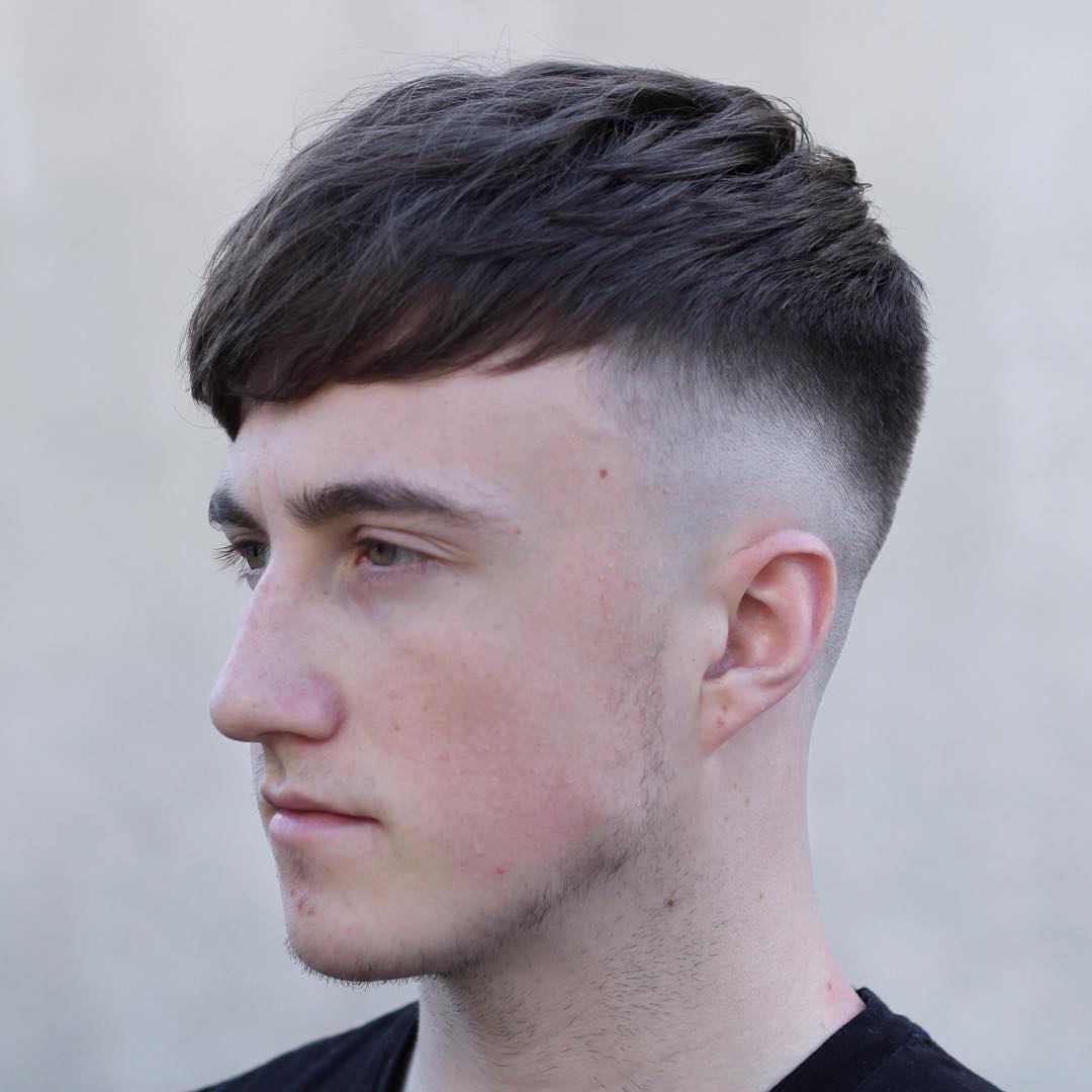 27 Textured Crop with Dip Fade