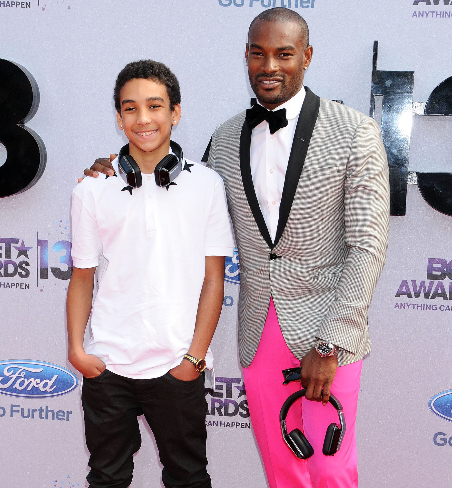 Tyson Beckford Describes Coparenting With Son Jordans Incredible Mom April Roomet 