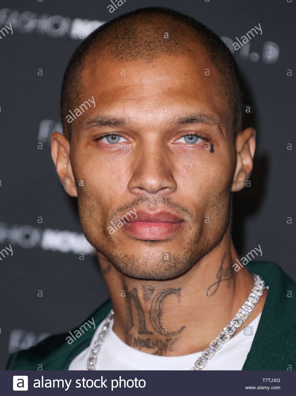 Los angeles usa 08th may 2019 jeremy meeks arrives at the fashion nova x cardi b collection la