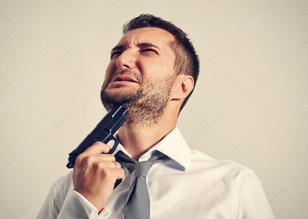 Depositphotos 30007751 stock photo man wants to commit suicide