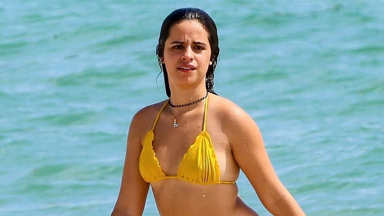 Camila Cabello shows off her curves in string bikini as