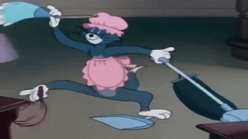 Tom jerry cleaning house tomjerry