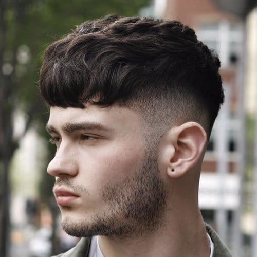 Best Hairstyle For Round Face Men Fringe