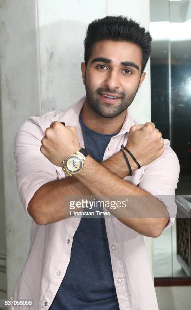 Bollywood actor aadar jain poses during an interview at hotel le on picture id837056056