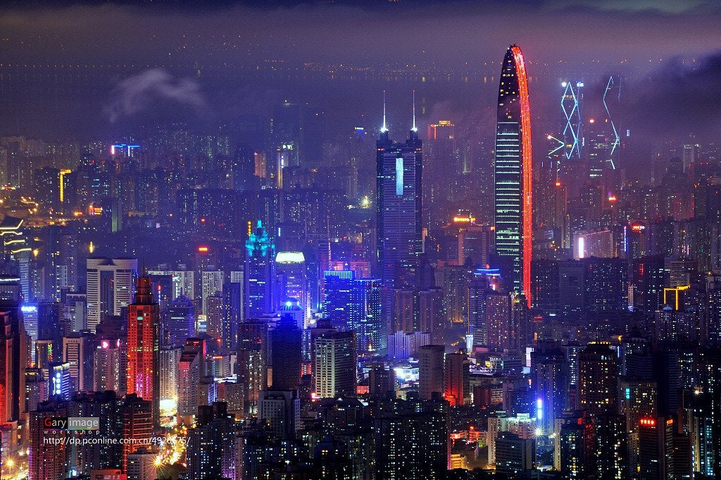Shenzhen cyberpunk aesthetic