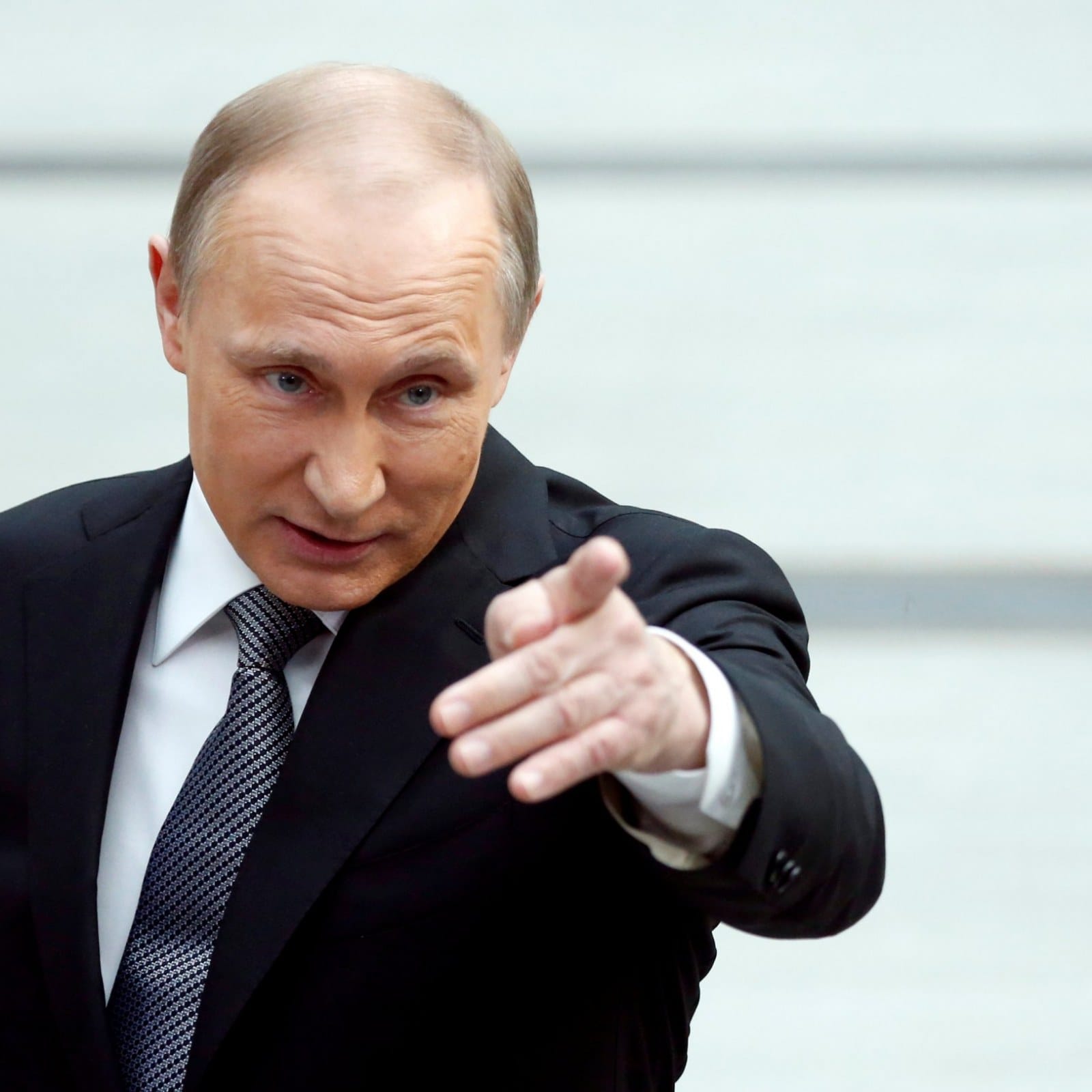 Putin gestures