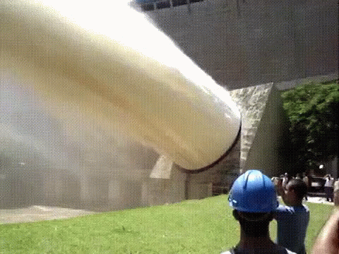 Big water dam
