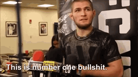 Number one bullshit khabib nurmagomedov
