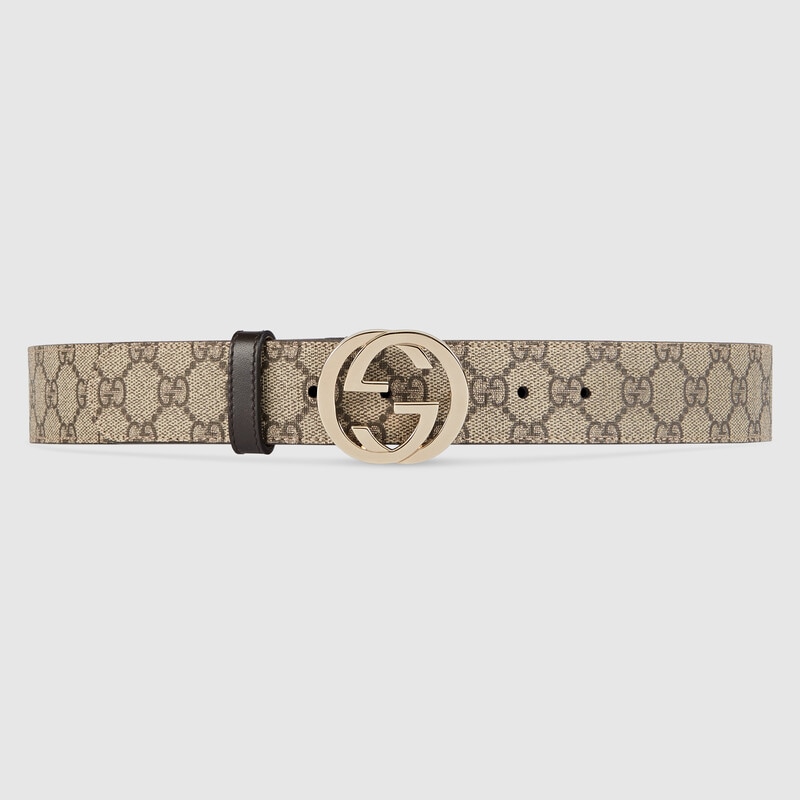 370543 KGDHG 9643 001 100 0000 Light GG Supreme belt with G buckle