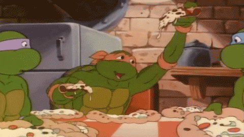 Ninja turtle pizza