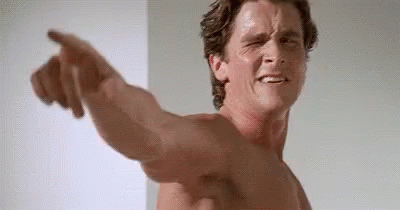 Patrickbateman pointing at