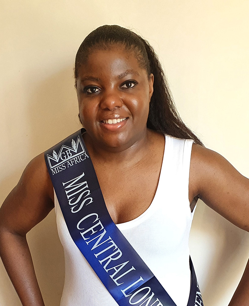 Melba miss africa gb finalist 2020