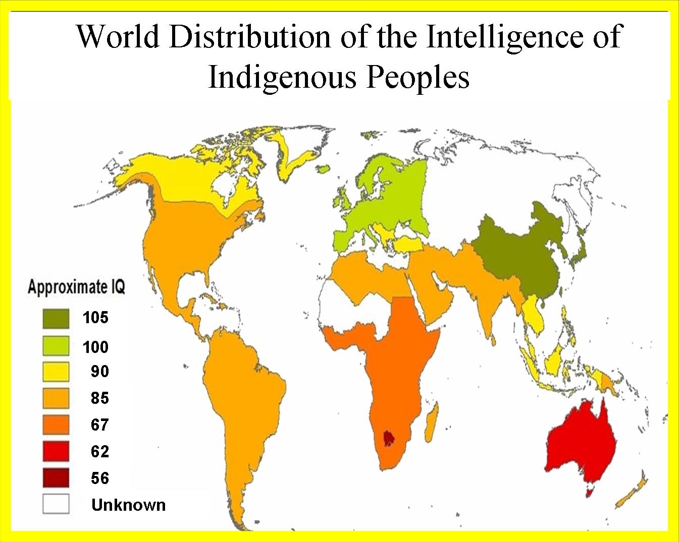 IQ world rank by country world distribution of intelligence