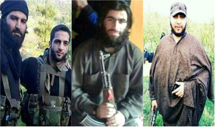 Collage kashmir terrorist