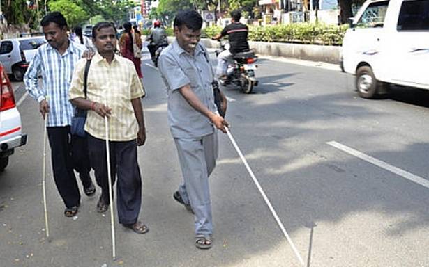 Blind people