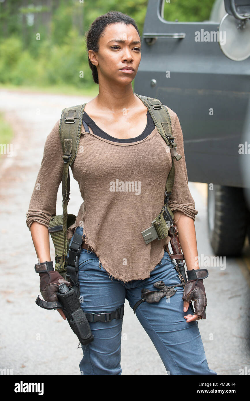 Sonequa martin green as sasha the walking dead season 6 episode 9 photo credit gene pageamc PM