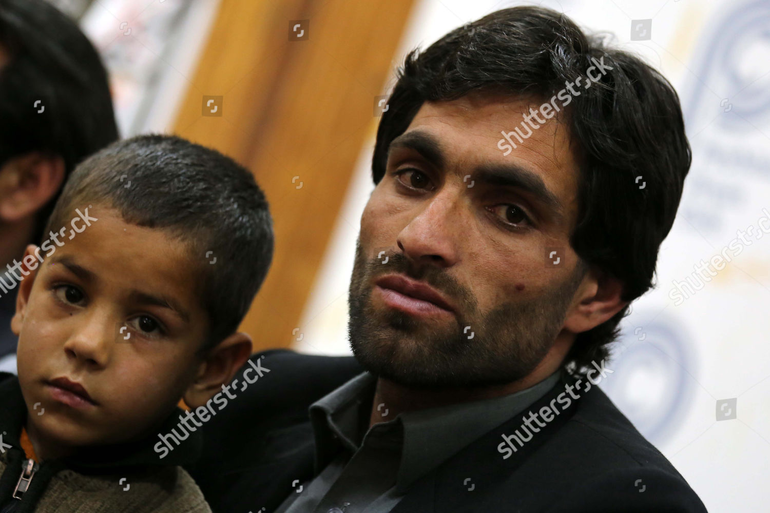 Bin yasir brother of afzal kohistani press conference in peshawar pakistan shutterstock editor