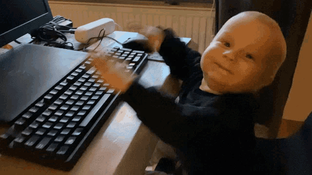 Baby keyboard smash
