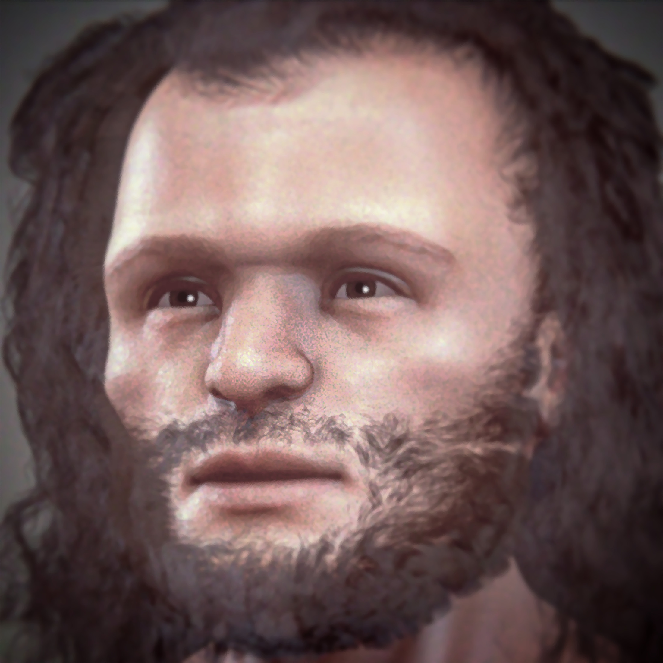 Cro Magnon man rendered