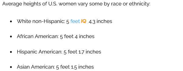 Screenshot 2022 01 14 at 23 24 39 Average Height for Women Worldwide Stats Inside