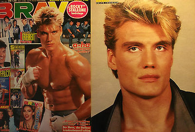 2 german clipping DOLPH LUNDGREN FEW SHIRTLESS ACTOR