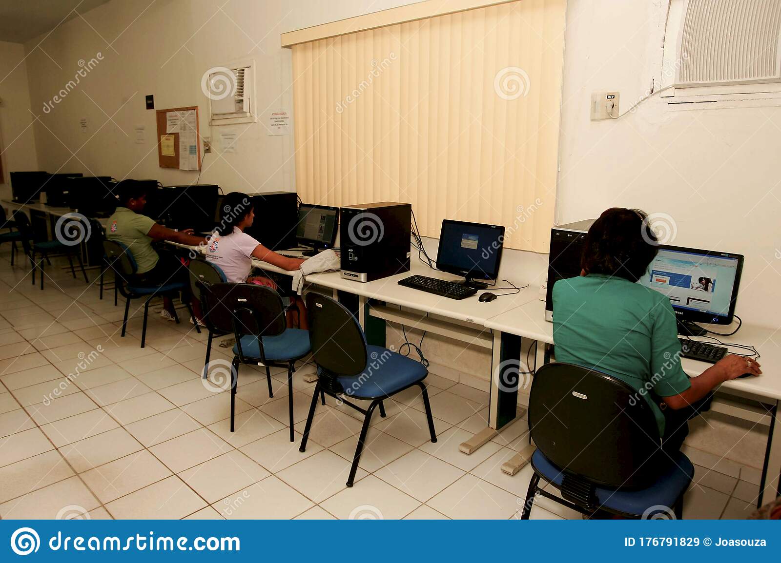 Public university students bahia eunapolis bahia brazil april people seen using computer lab u