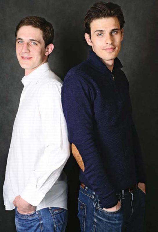 Stepanov with his brother Maxim